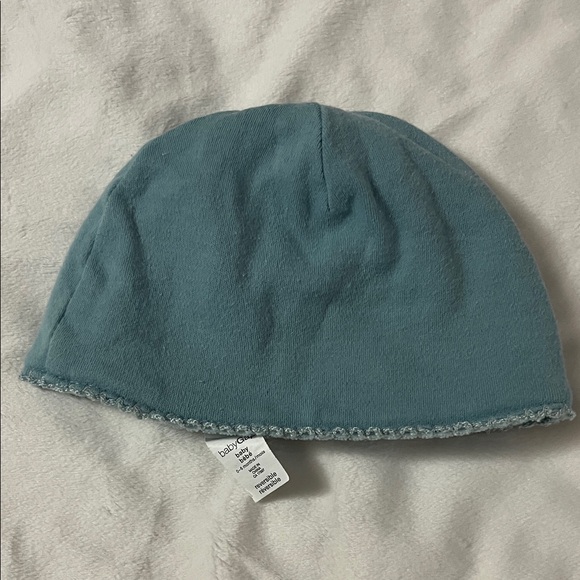 GAP Teal Dot Knit Baby Beanie - Picture 4 of 5